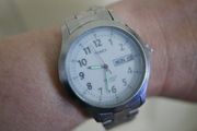 Timex Indiglo Silver Watch