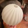 Two brand-new matching shades,  glass shade in opaline glass Image 8