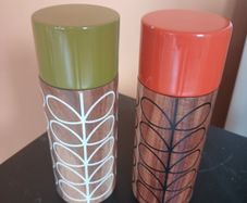 Orla Kiely salt and pepper Mills