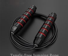 Adjustable Tangle-Free Jump Rope with Foam Handles
