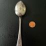 1933 Antique Solid Sterling Silver Teaspoon Viners of Sheffield Image 2