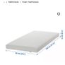 Single Bed with Mattress Image 5