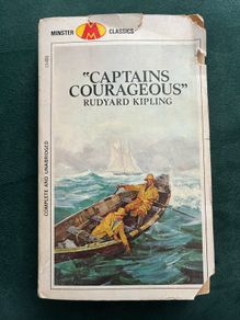 Vintage book Captains Courageous by Rudyard Kipling