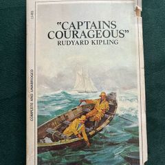 Vintage book Captains Courageous by Rudyard Kipling