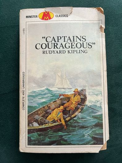 Vintage book Captains Courageous by Rudyard Kipling
