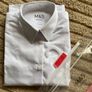 M&S Back To School White Regular Fit Short Sleeve Blouse Image 4