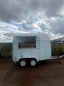 Converted Horse Box Coffee Trailer