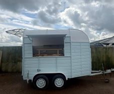 Converted Horse Box Coffee Trailer