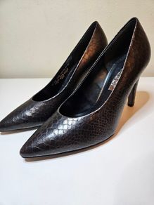 Gabor high heel court shoes Nappa hight tech snake soft & smart RRP 65 euro size UK 5.5 EU 38.5