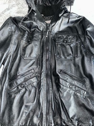 Black Faux Leather Jacket