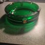 Becks Green Glass Ashtray Image 3