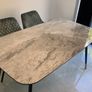 Mid century style Ceramic top dining table Image 5