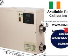 11KW 220V Pool & SPA Electric Water Heater with Digital Thermostat for Hot Tub up to 7.5CBM