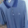 Peter Millar Striped Golf Polo Shirt Mens XL Image 2