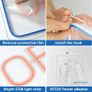 LED Neon Open Sign with ON/OFF Switch Adapter, Ultra Bright and Eye-catching Electric Light Up Sign for Bar, Salon, Shop, Blue/Pink, Vertical (FREE SHIPPING) Image 5