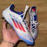 Adidas F50 Elite SG Cloud White Solar Red Lucid Blue IF1299 Image 2
