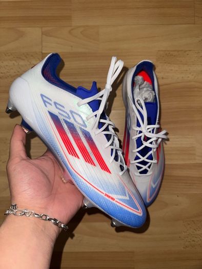 Adidas F50 Elite SG Cloud White Solar Red Lucid Blue IF1299