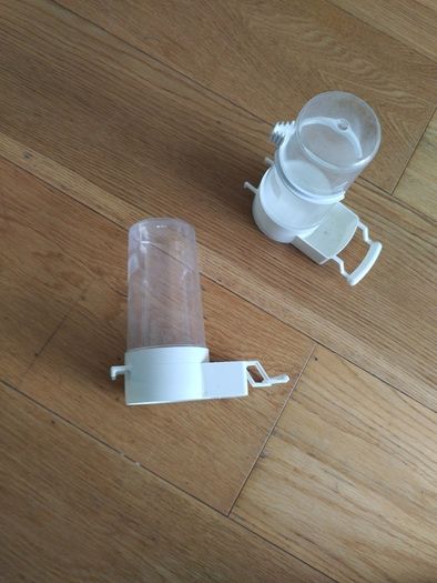 Poultry chick feeders or parrot budgie