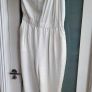 Emporio Armani White One Shoulder Jumpsuit with Pockets Sz 10 US - (Fit 12-14UK) - Rrp 220 (New) Image 8