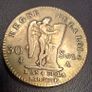 France, King Louis XVI, 1792, 30 Sols Silver Coin. Image 3