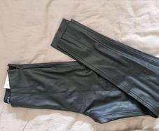 zara BNWT leather look leggings