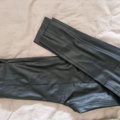 zara BNWT leather look leggings