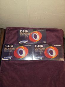 3 Brand new sealed Samsung VHS tapes