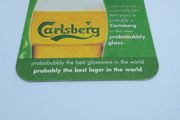 Carlsberg - Probabubbly Glass - Beer Mat/Coaster