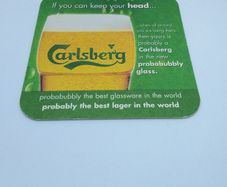 Carlsberg - Probabubbly Glass - Beer Mat/Coaster