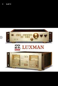 Mega Rare Legendary Beast LUXMAN M05 DUAL MONO CLASS-A 400W @8 OHMS Bridged over 40KG Champagne edition Recapped and Professionally serviced and Cleaned with new components Bargain