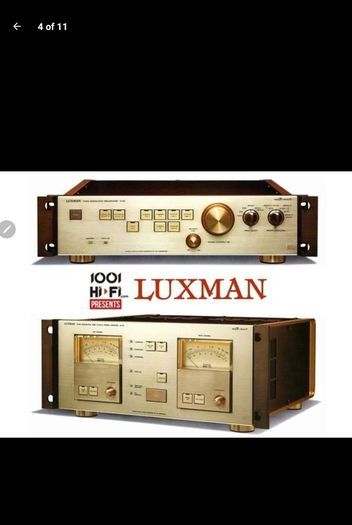 Mega Rare Legendary Beast LUXMAN M05 DUAL MONO CLASS-A 400W @8 OHMS Bridged over 40KG Champagne edition Recapped and Professionally serviced and Cleaned with new components Bargain