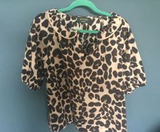 Wyse London leopard print top