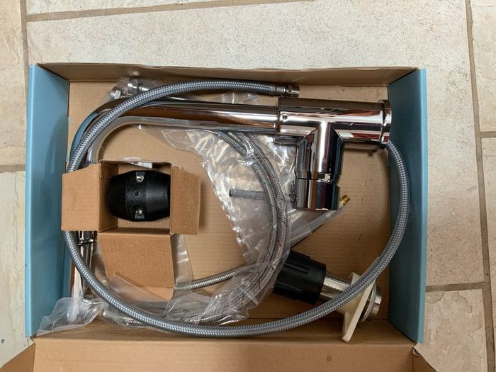 New kitchen mixer tap