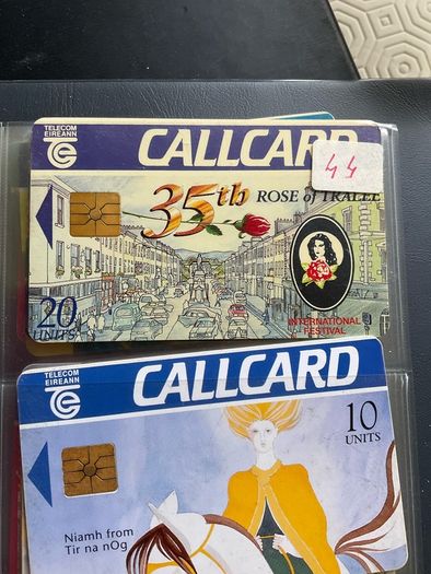 1990's Siemens, SDS, Trinity, Rose of Tralee, City of culture call cards from 1 euro