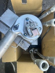 Gas boiler fan