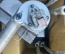 Gas boiler fan