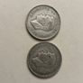 Pair 1940 GB half crown 50% silver Image 4