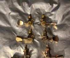 Electric acoustic Tuners Machine heads gold 3 Left x 3 Right A-Side Set Ibanez Gibson esp electric Guitar parts accessories