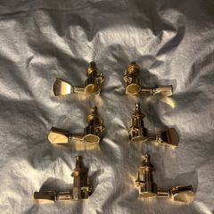 Electric acoustic Tuners Machine heads gold 3 Left x 3 Right A-Side Set Ibanez Gibson esp electric Guitar parts accessories