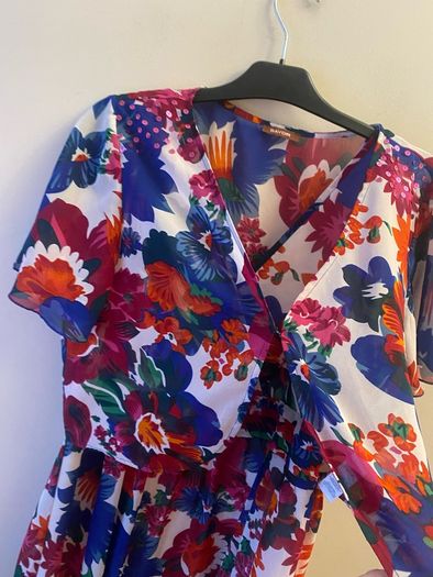 Savoir floral dress and matching bolero (size 18)