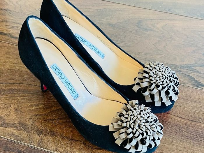 Luxury women shoes - Luciano Padovan - size 5.5 - high heels