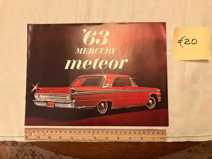 American car brochures. 1950s, 1960s and 1980s