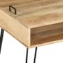 TV Stand Solid Mango Wood 110x35x45 cm Image 4