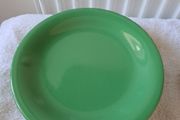 Vintage green John Tams plates