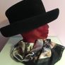 Vintage WHITELEY Classic Brimmed Felt HAT  with free Hat Pin Image 9