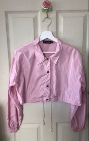 Women's PrettyLittleThing PLT Pink Cropped Jacket