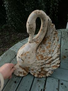 Cast Iron Swan