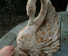 Cast Iron Swan