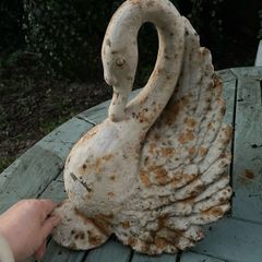 Cast Iron Swan
