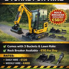 Mini Digger Hire